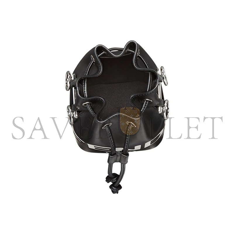 F**di mini mon tresor bucket bag black 8bs010ac9lf1l2z (18*12*10m)